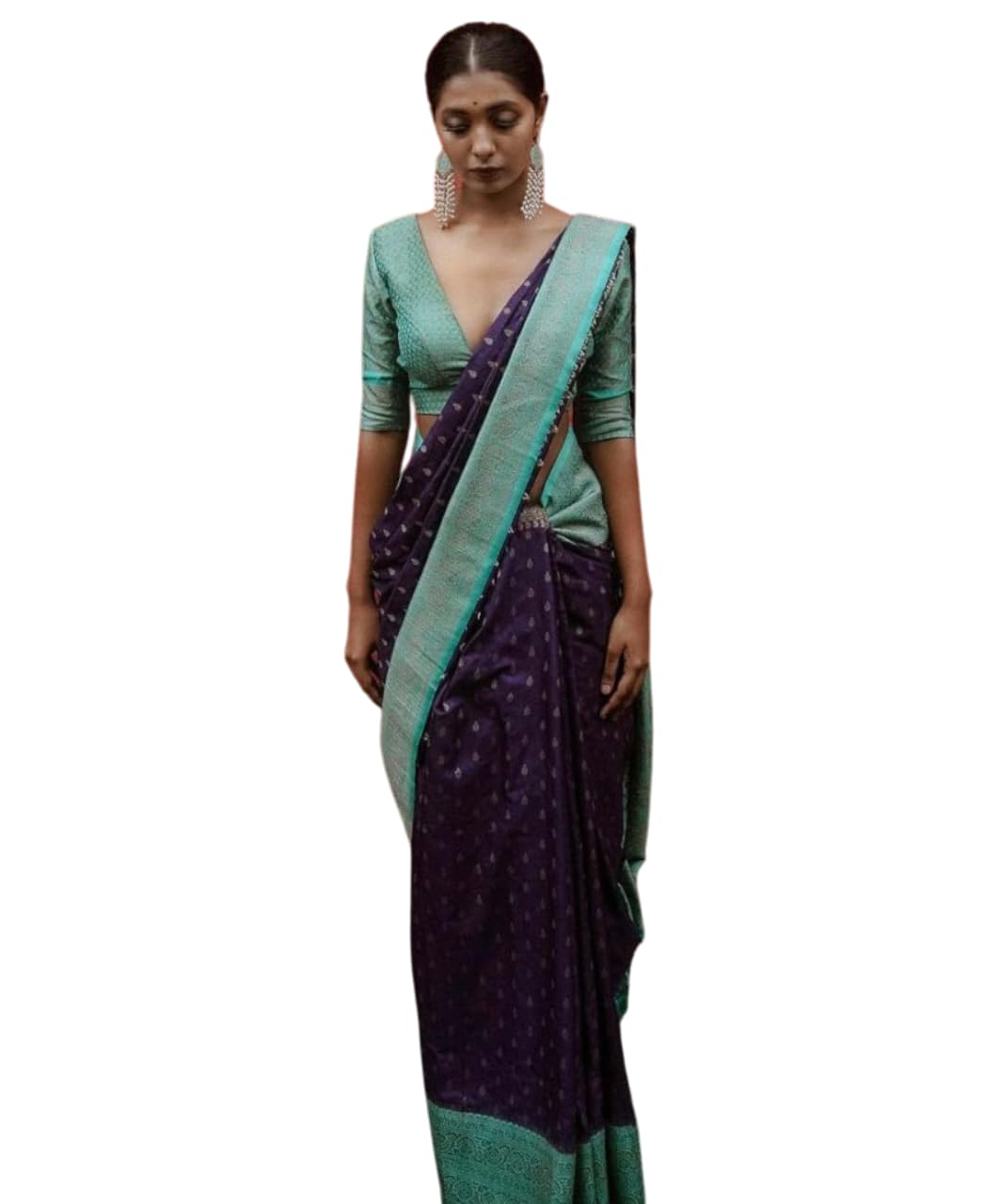 Vasthrlay Classic Kanjivaram Traditional Saree for festive ethnic occasions