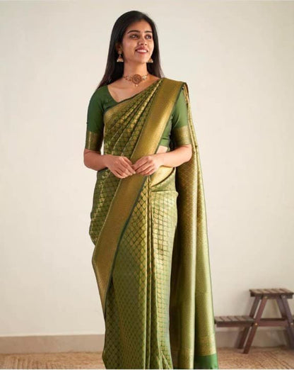 Vasthrlay Traditional Saree in Classic with refined banarasi ethnic appeal