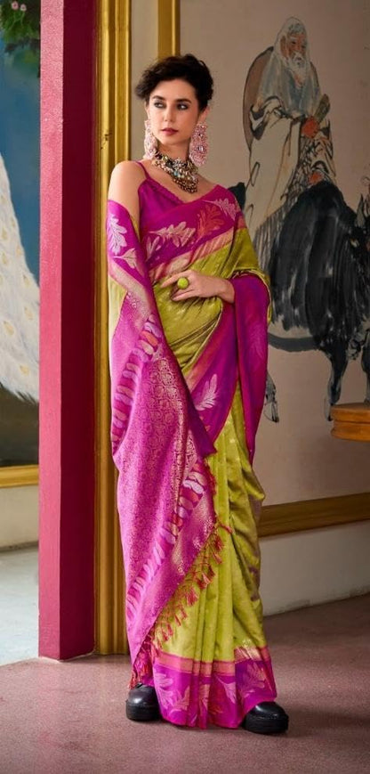 Vasthrlay Classic Traditional Saree for wedding and party wear styling