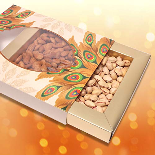 Leeve Dry Fruits Fresh Combo Fruit & Nuts Diwali Gift Fancy Box Hamper - PUSHMYCART