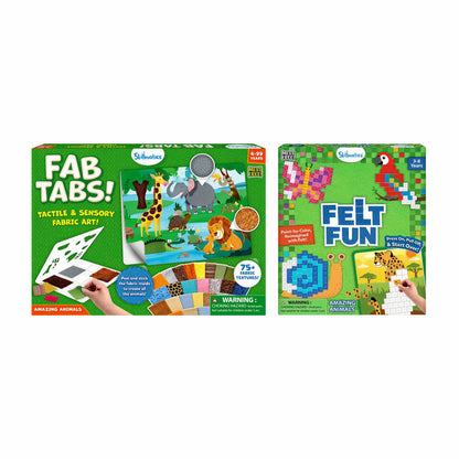 Skillmatics Animal Fabric Art Bundle Ages 4 and Up