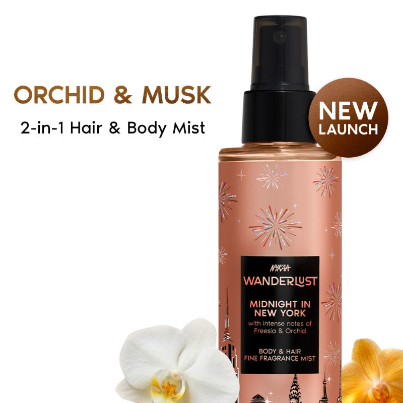 Wanderlust Midnight in New York Hair & Body Mist Orchid Caramel