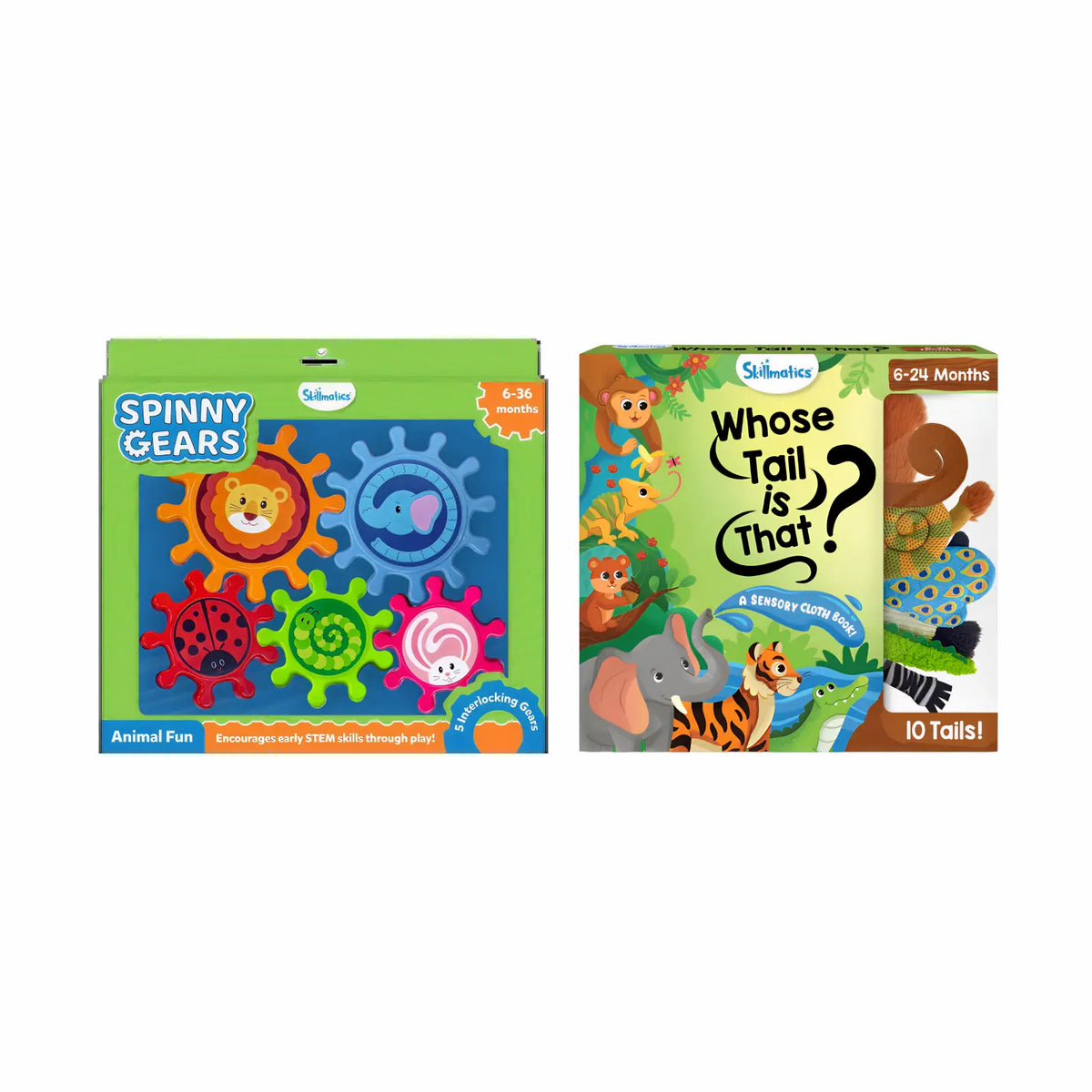 Skillmatics Spin and Explore Animal Bundle 6 to 36 Months