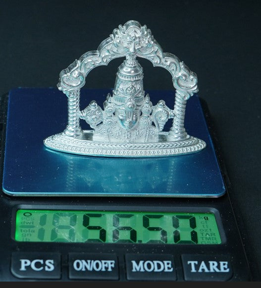 Pure Silver Balaji 56.5g By Mahita Collections - PUSHMYCART