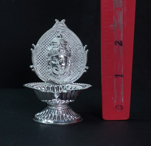 Pure Silver Balaji Diya 57.87g By Mahita Collections - PUSHMYCART