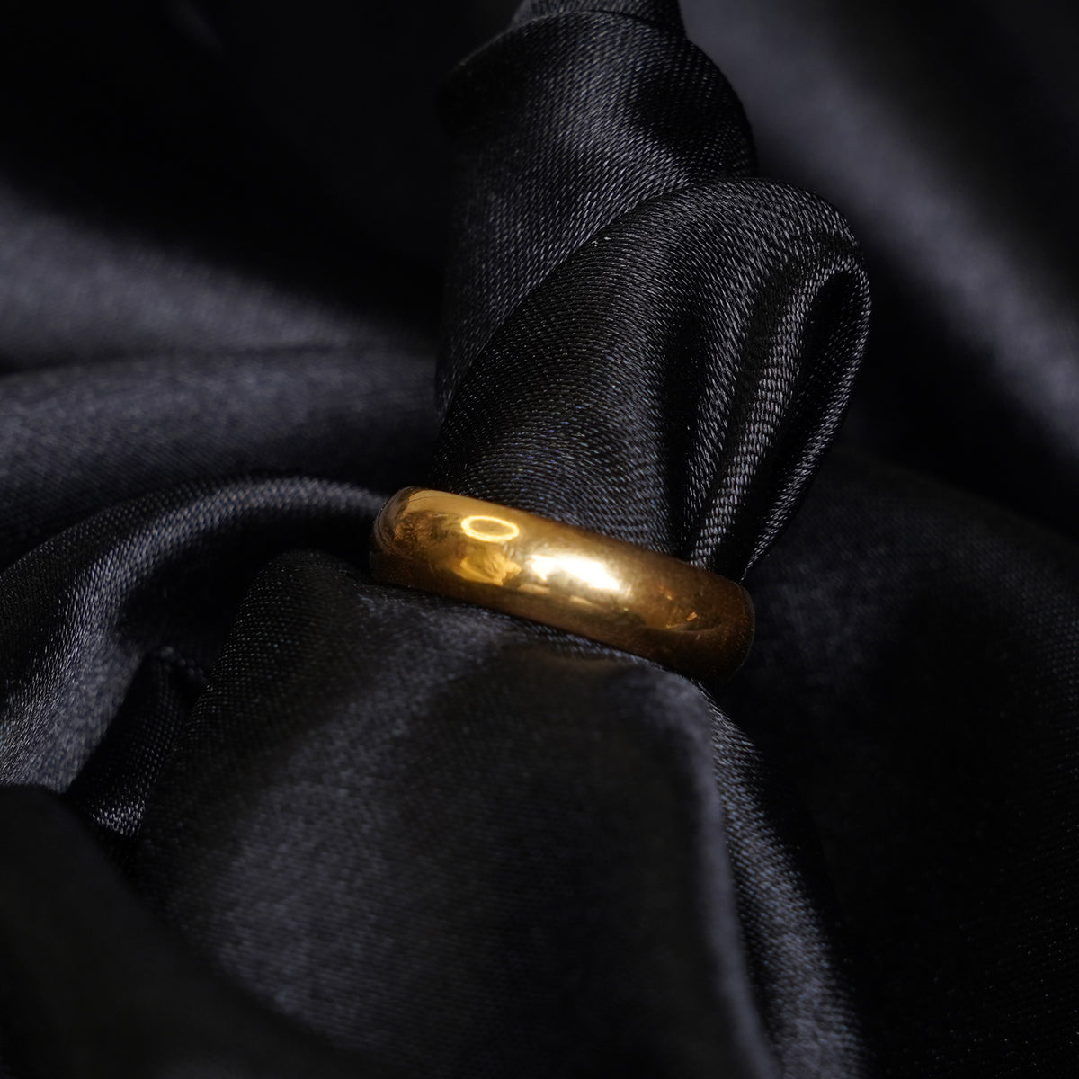Pure Gold Plain Band Ring 8.22g