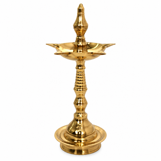 Brass Traditional Kerala Deepak Set (Pack Of 2) 378gm