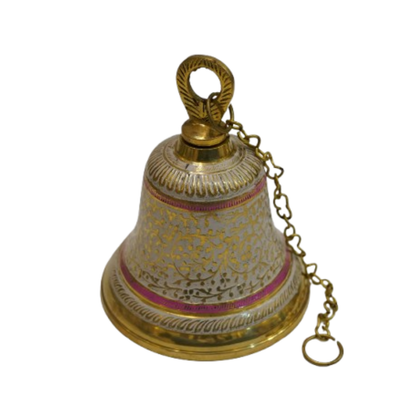 Decorative Brass Temple Bell 836g