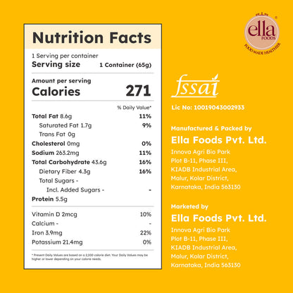 Ella Foods Instant Probiotic Poha |Added Pre & Probiotics - PUSHMYCART