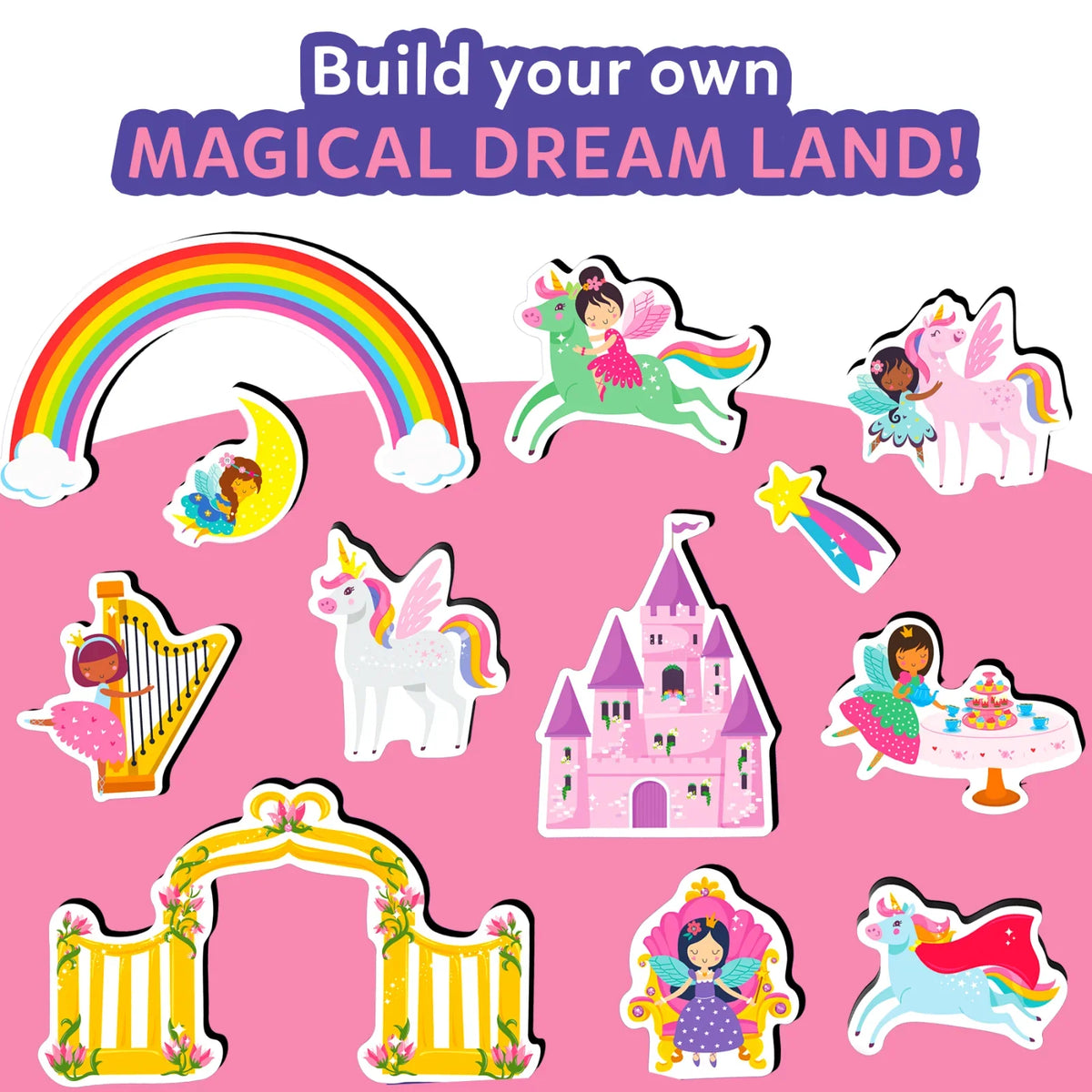 Skillmatics Magnetopia Princess and Unicorn Land Interactive Pretend Play Set Ages 3 to 7