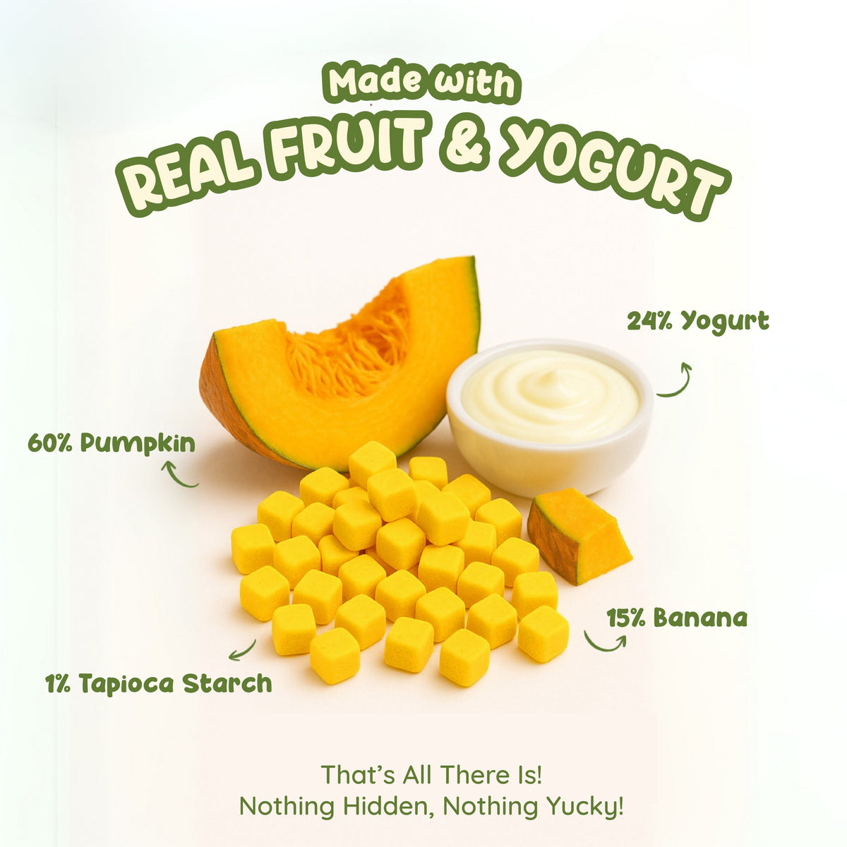 Rorosaur Pumpkin Yogurt Melts - 4 Pack