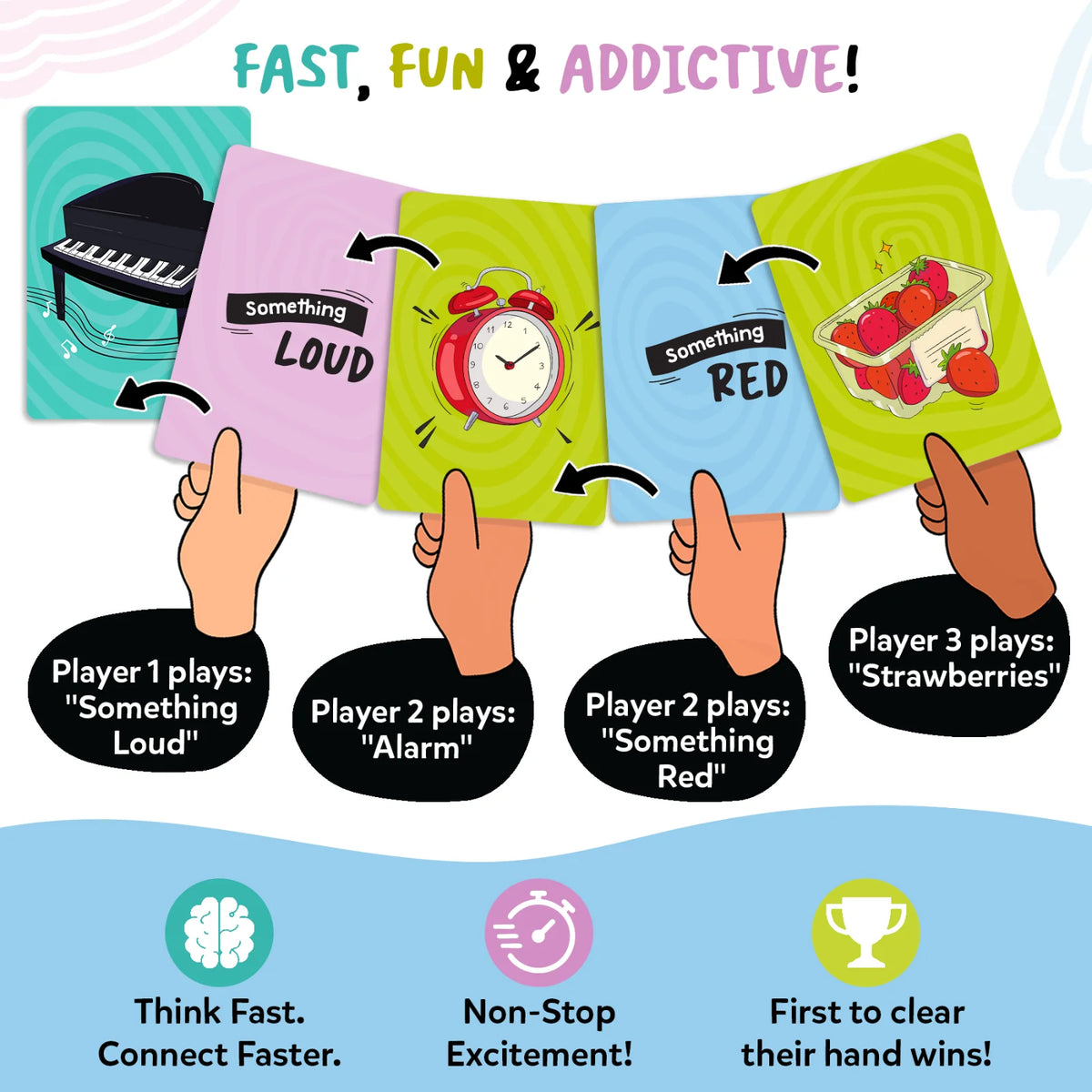 Skillmatics Crossover Fast-Paced Connection Game for Kids Ages 7 and Up