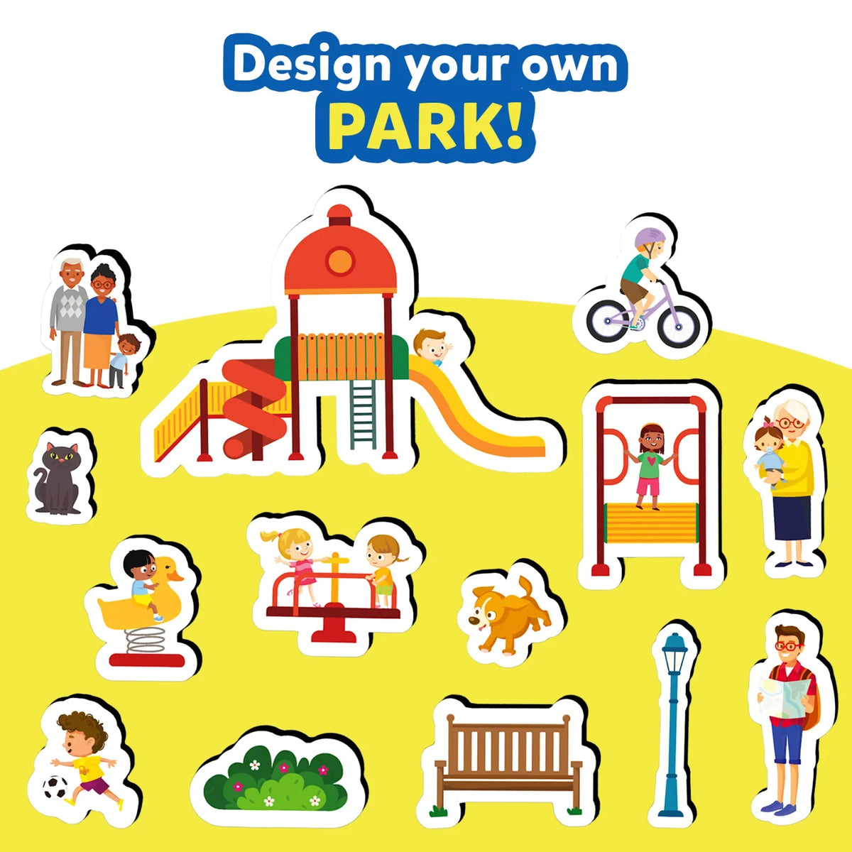 Skillmatics Magnetopia Design Your Own City Interactive Pretend Play Set Ages 3 to 7