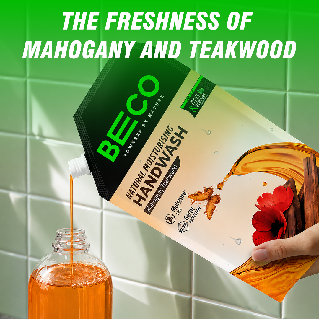 BECO Dual Mahogany + Moringa Handwash Pack image 5