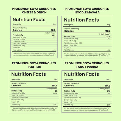 PROMUNCH Travel Combo Pack (Pack of 12 )