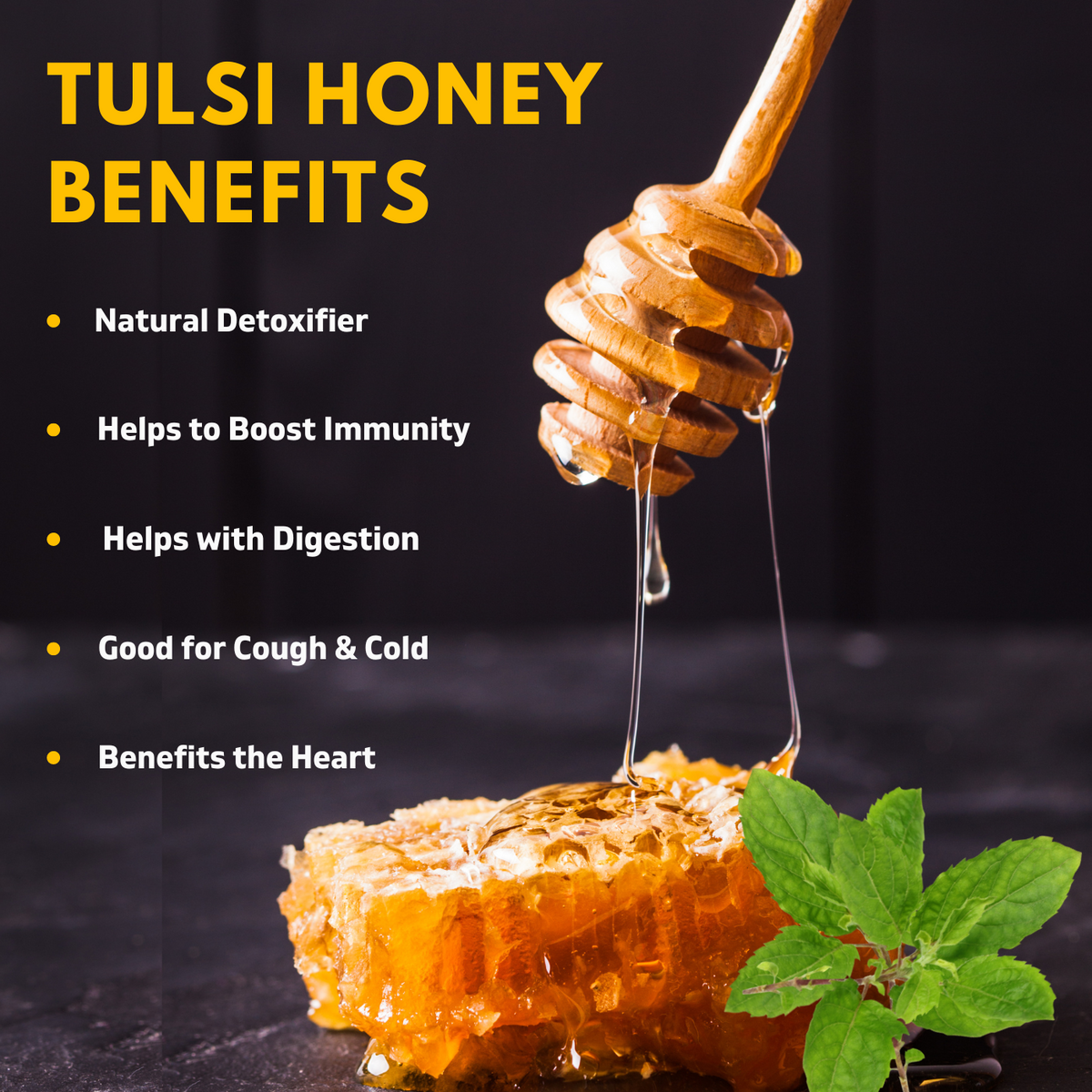 Nutty Yogi Tulsi Honey 500gm