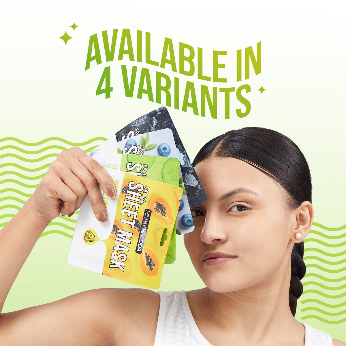 Hilary Rhoda Cucumber Refreshing Sheet Mask (Pack of 2) - view 5
