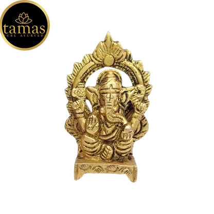 Tamas Brass Laxmi Ganesha Murti Decorative Showpiece - PUSHMYCART
