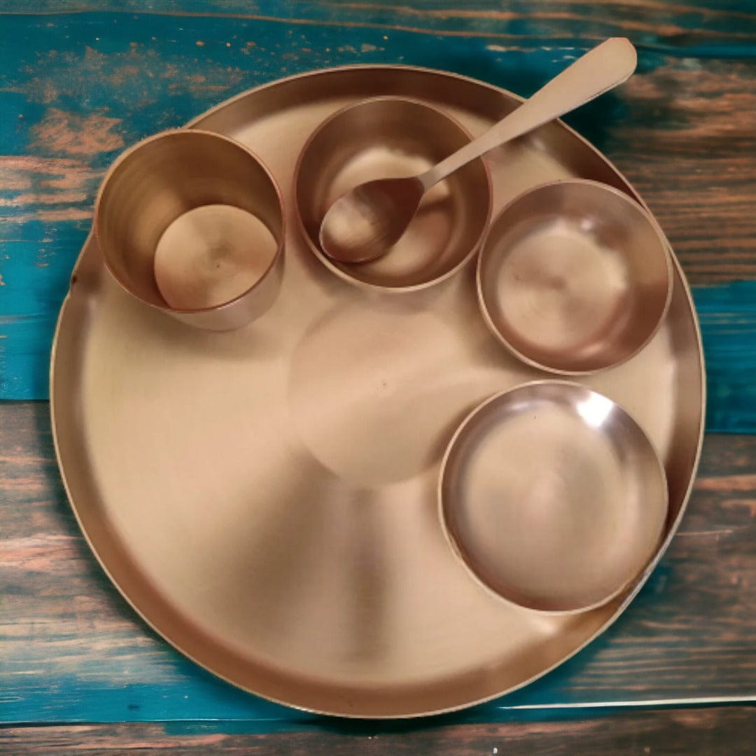 Tamas Bronze Shahi Dinner Set | - PUSHMYCART