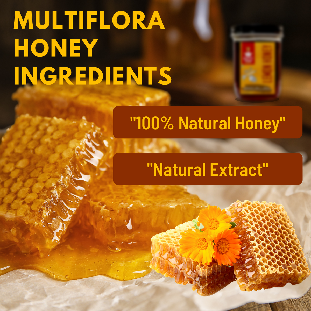 Nutty Yogi Multiflora Dark Honey 500gm