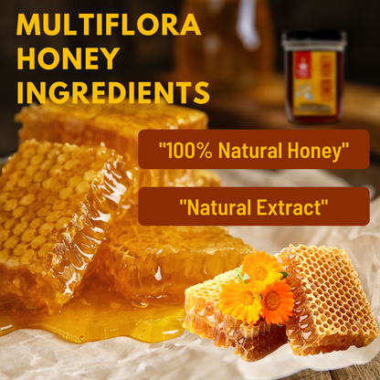 Nutty Yogi Multiflora Dark Honey 500gm