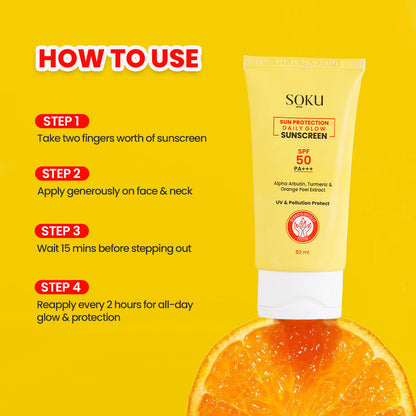 Soku Cosmetic Daily Glow SPF 50 Sunscreen