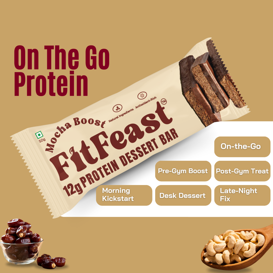 Fitfeast Protein Bars Mocha Boost