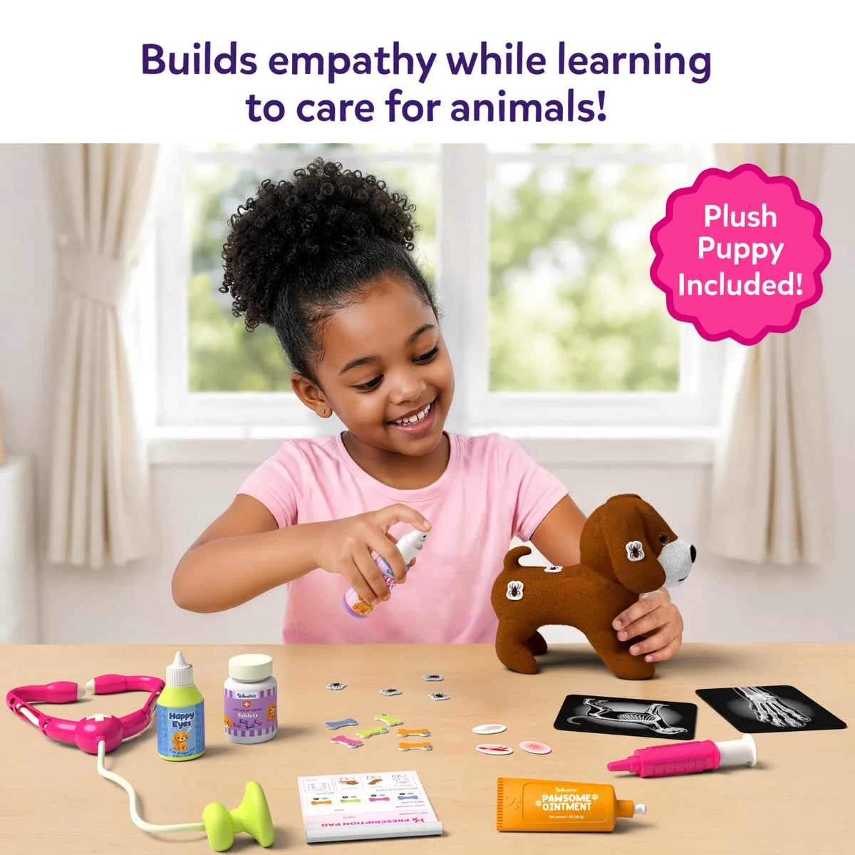 Skillmatics Vet Set 30 Piece Interactive Pretend Play Kit Ages 3 to 8