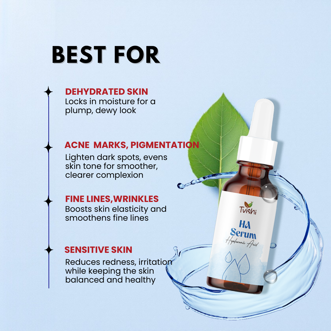 Tvishi Skincare Hydrate Skin Bundle featuring a pink powder cleanser, HA gel serum, and hydrate gel moisturizer. - Image 6