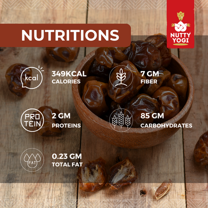 Nutty Yogi Omani Dates 100GM jar