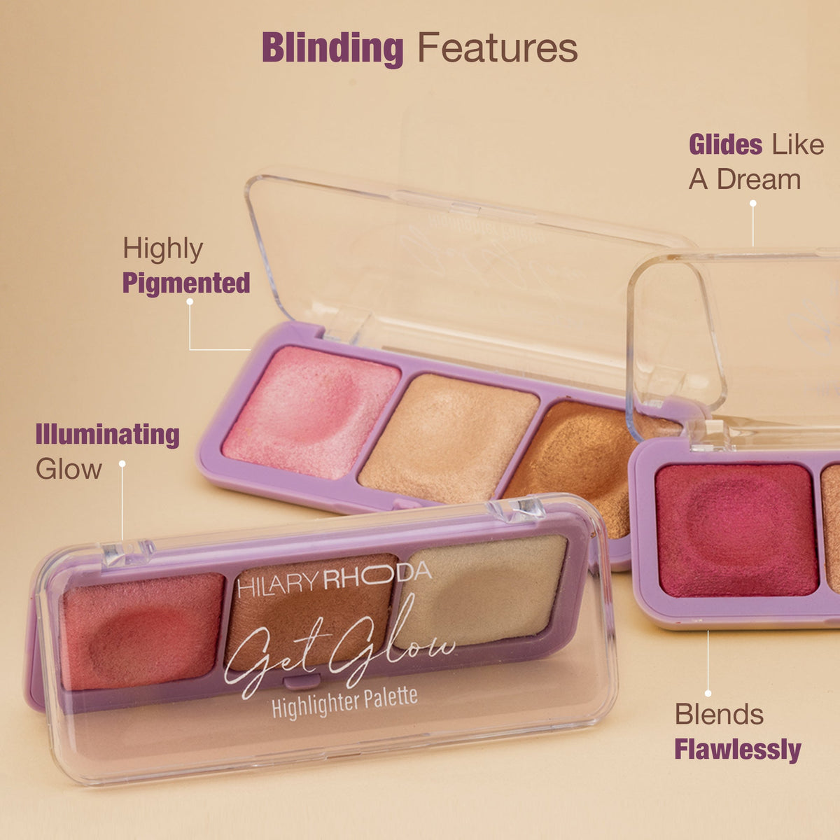 Hilary Rhoda Get Glow Highlighter Palette - view 5