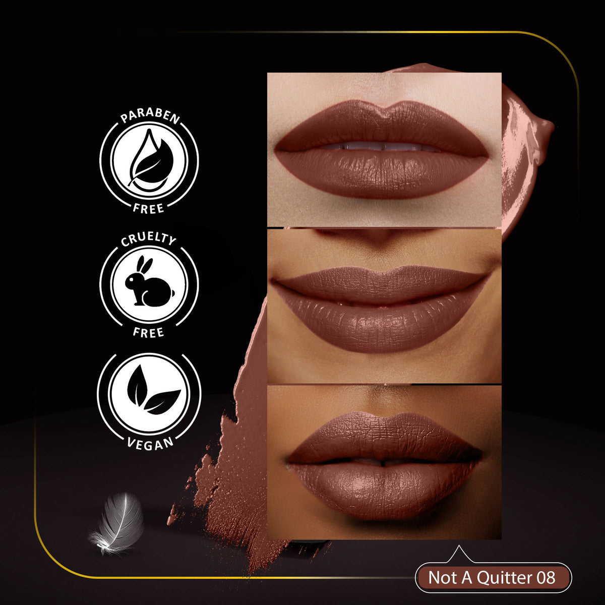 Faces Canada Comfy Matte Creme Lipstick - Not A Quitter 08 - PUSHMYCART