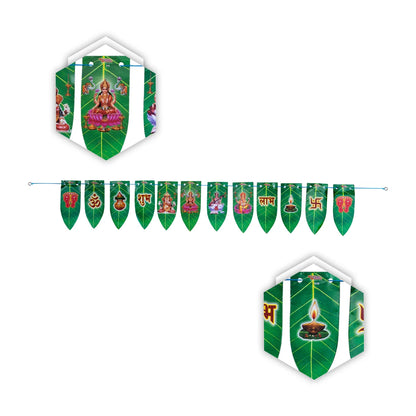 Giri Green Leaf Toran Door Decor - PUSHMYCART