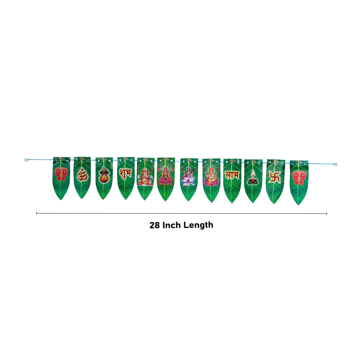 Giri Green Leaf Toran Door Decor - PUSHMYCART