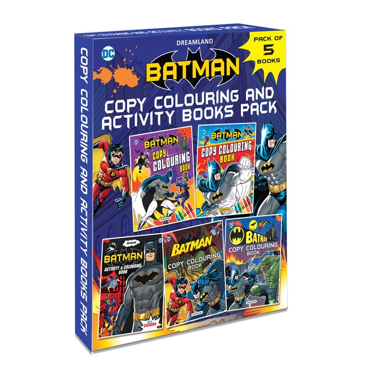 Batman Copy Colouring and Activity Books 