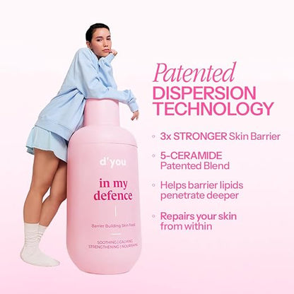 d'you In my Defence Lightweight Moisturiser for Intense Hydration
