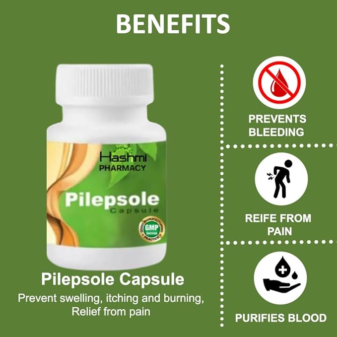 Hashmi Pharmacy Pilepsole Capsule - PUSHMYCART