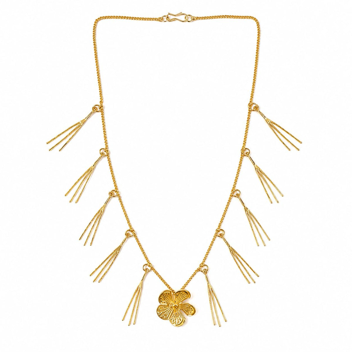 Ganpati Bappa Durva Necklace for Decoration - image 1