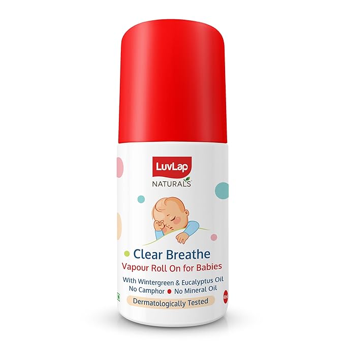 LuvLap Naturals Clear Breathe Vapour Roll-on - PUSHMYCART