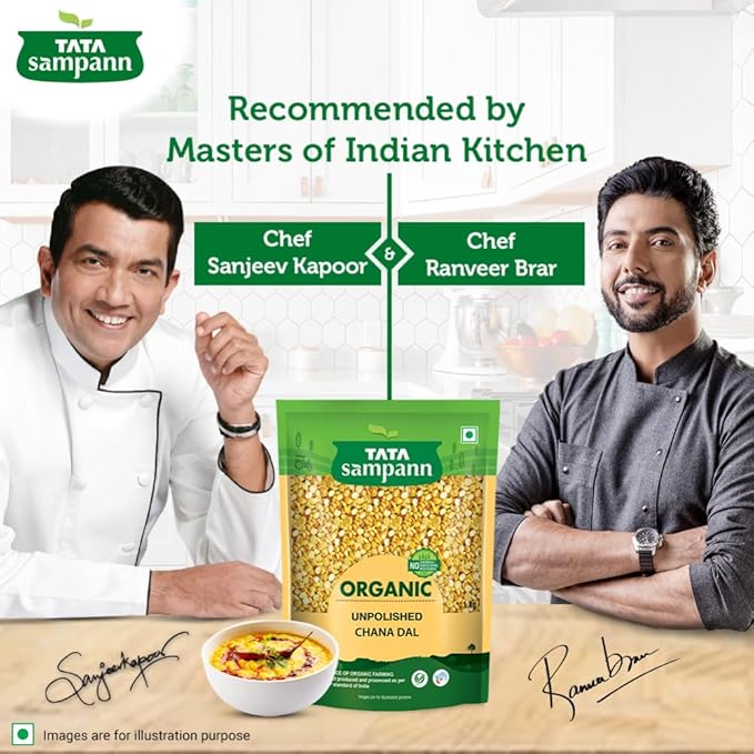 Tata Sampann Organic Chana Dal - PUSHMYCART