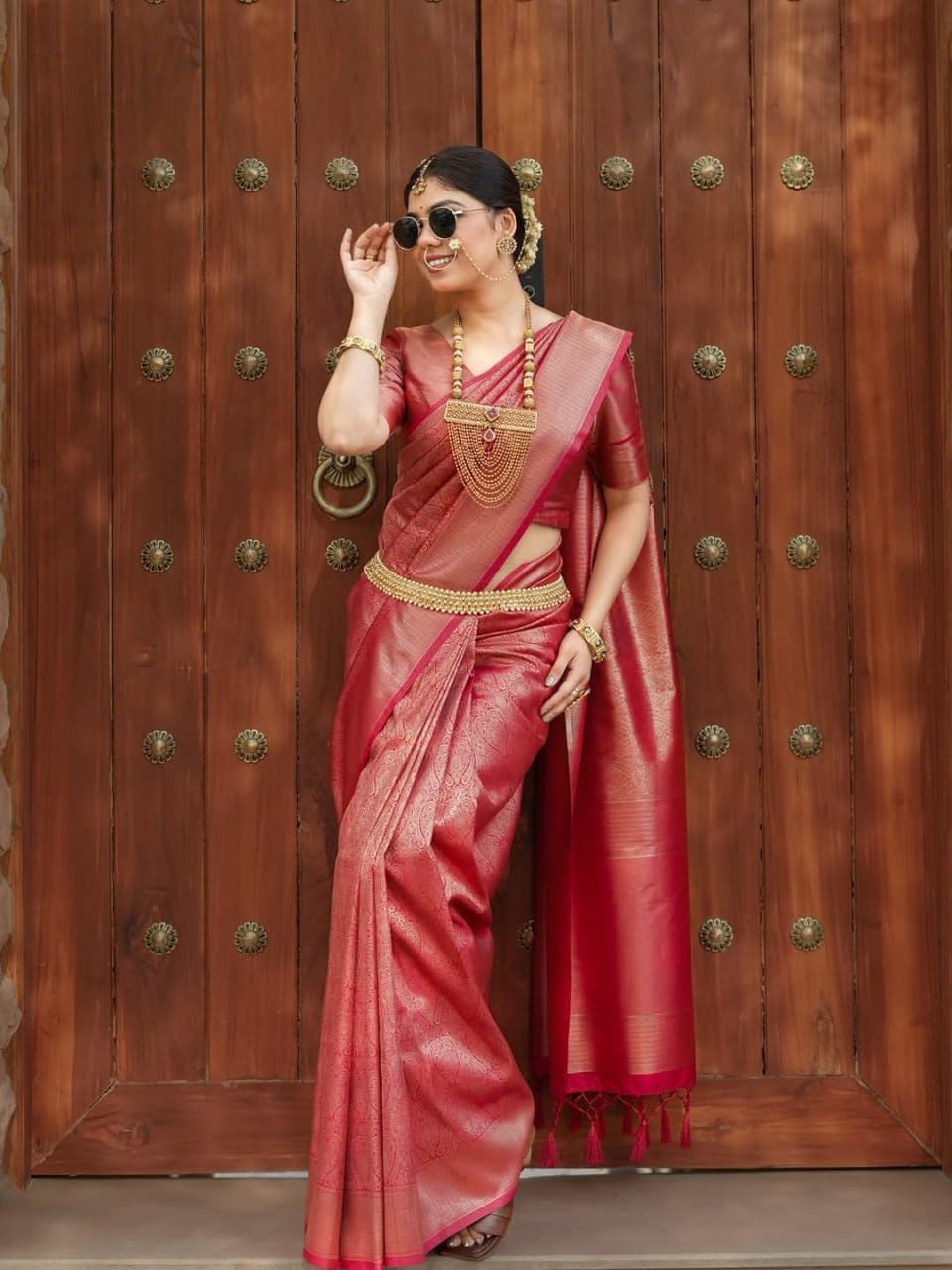 Vasthrlay Classic Traditional Saree for wedding and party wear styling