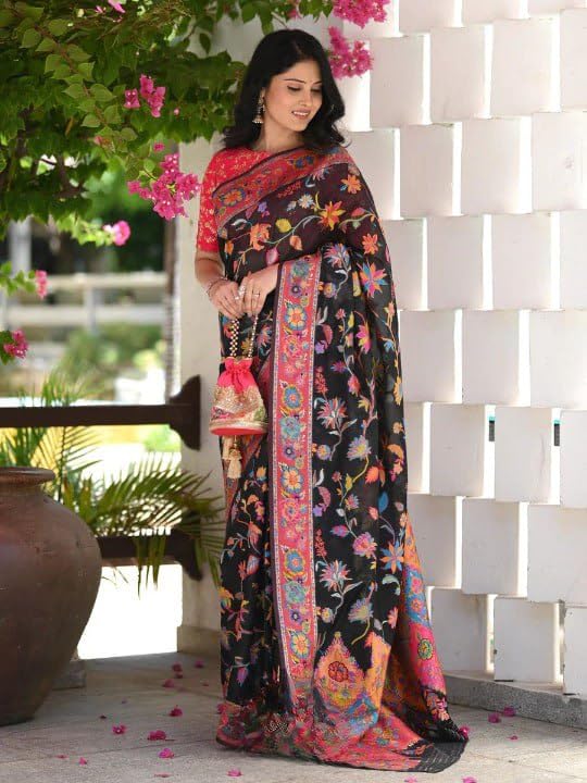 Vasthrlay Classic Traditional Saree for wedding and party wear styling