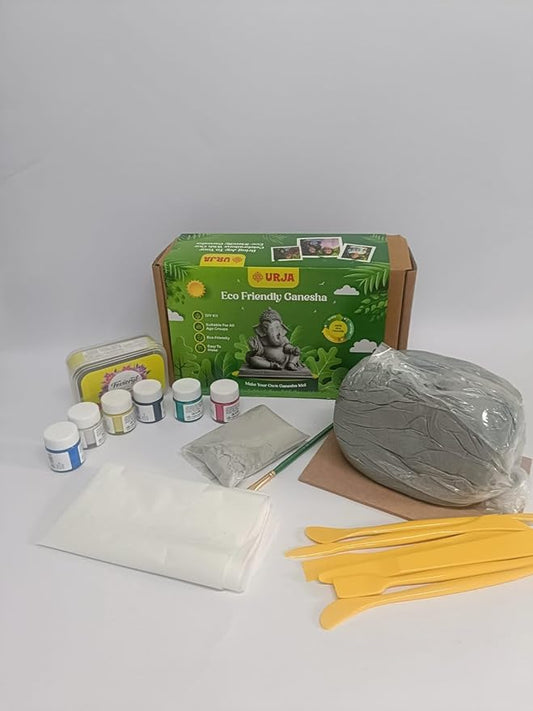 Urja Natural Clay Ganesha Idol Making DIY Kit