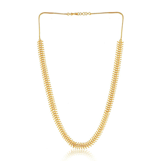 Golden Plated Durva Mala Necklace Durva Necklace Chain - image 1