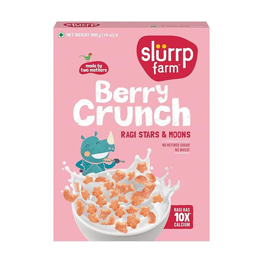 Slurrp Farm Berry Crunch Strawberry Cereal - PUSHMYCART