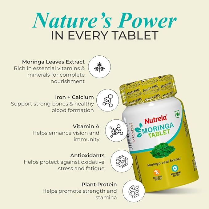 Patanjali Spirulina Capsule with Moringa