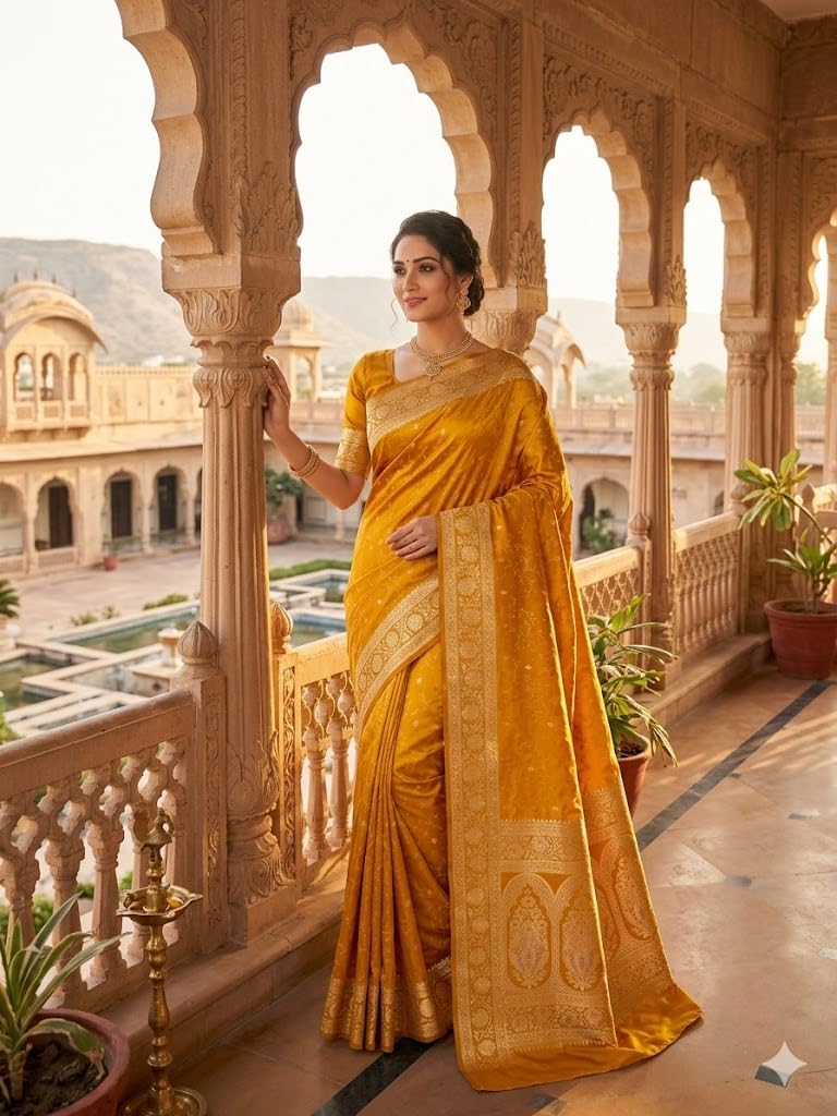 Vasthrlay Classic Traditional Saree for wedding and party wear styling