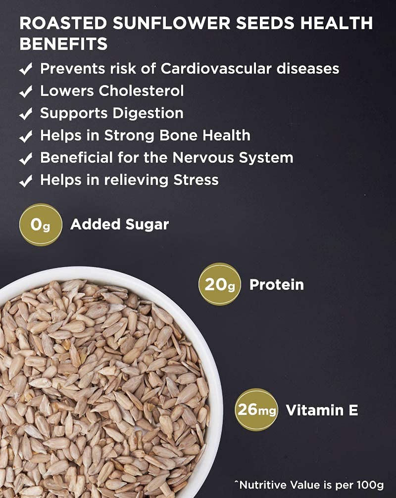 NatureVit Roasted & Salted Sunflower Seeds 200g