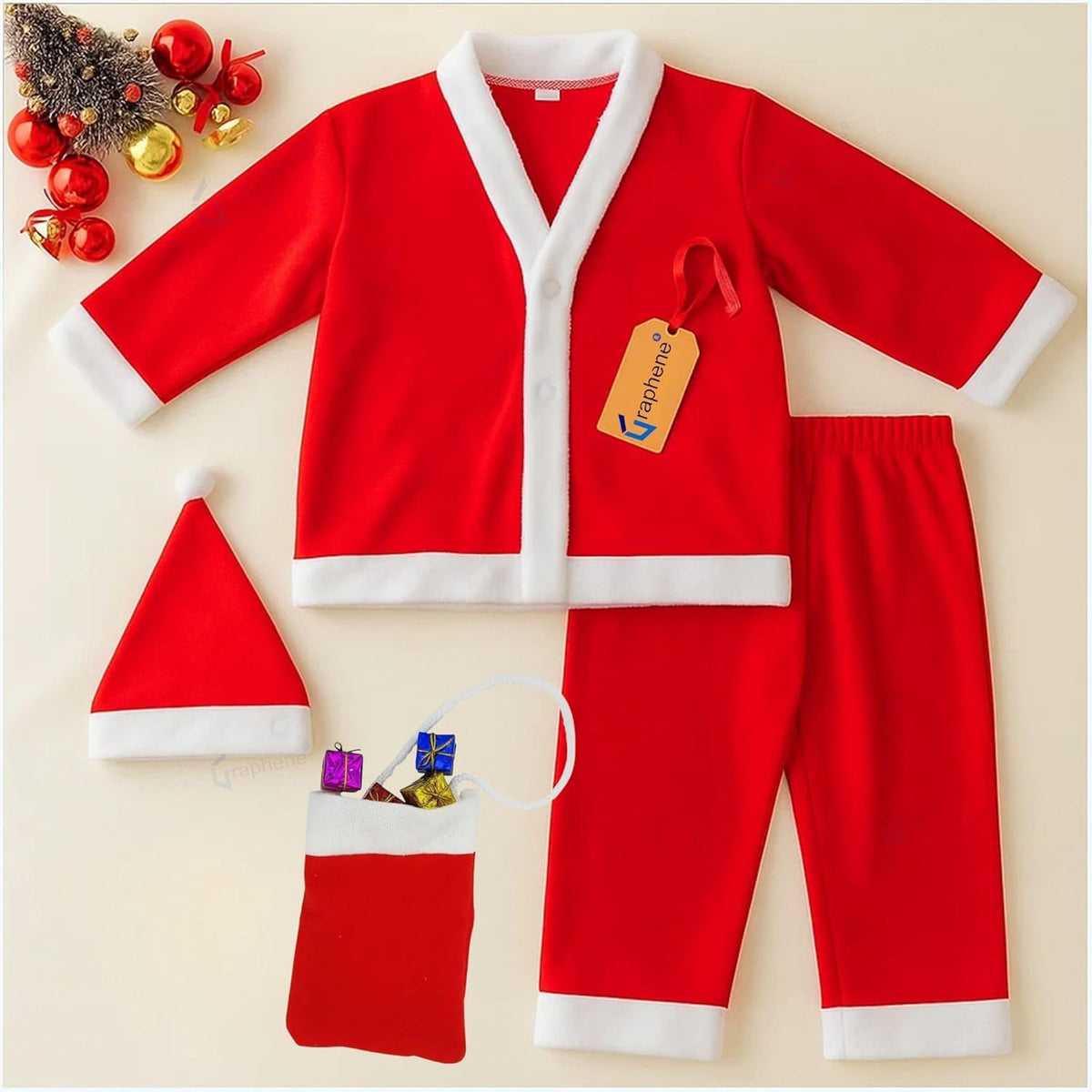Santa Claus Costume for Kids size 4