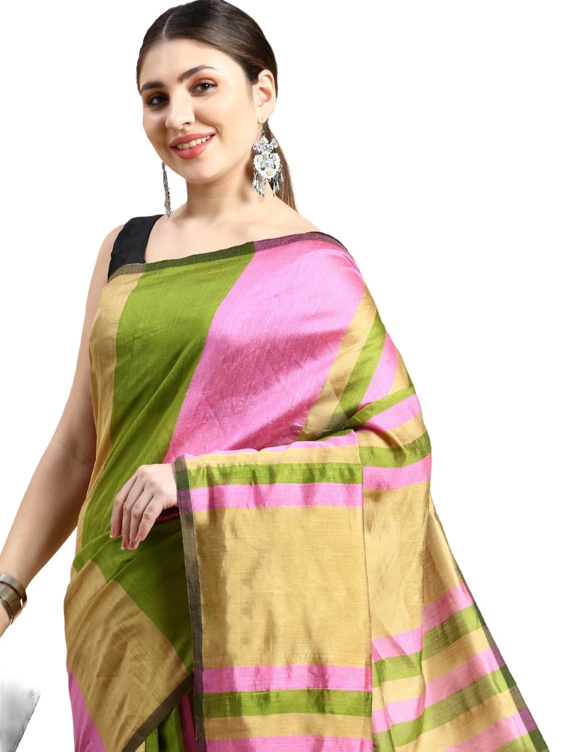 Vasthrlay Classic Georgette Traditional Saree for festive ethnic occasions
